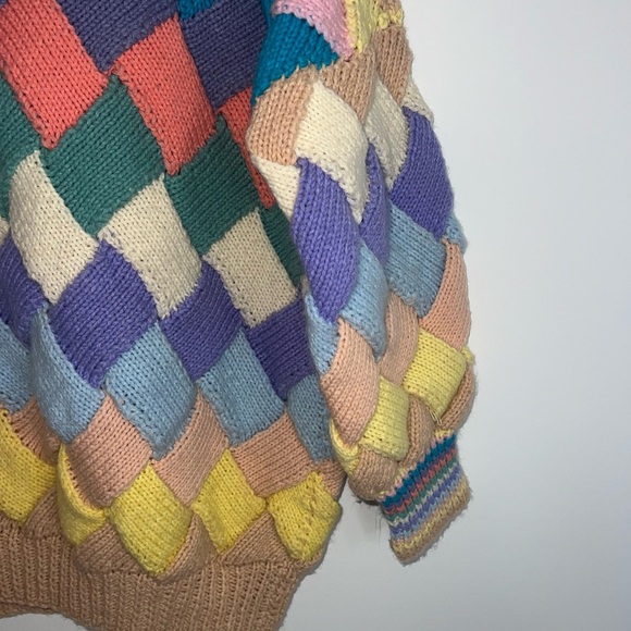 VINTAGE COLORFUL SWEATER - Picture 10 of 14